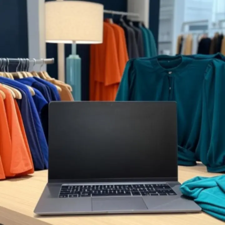 Overview layout highlighting electronics, fashion and home product tiles