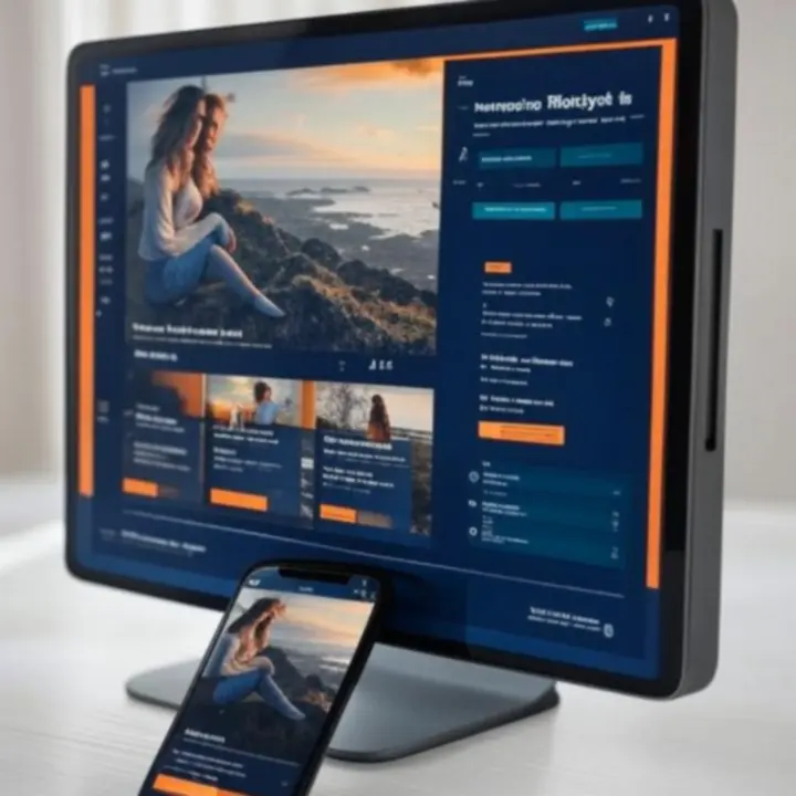Modern online marketplace interface showcasing organised product categories and featured collections.