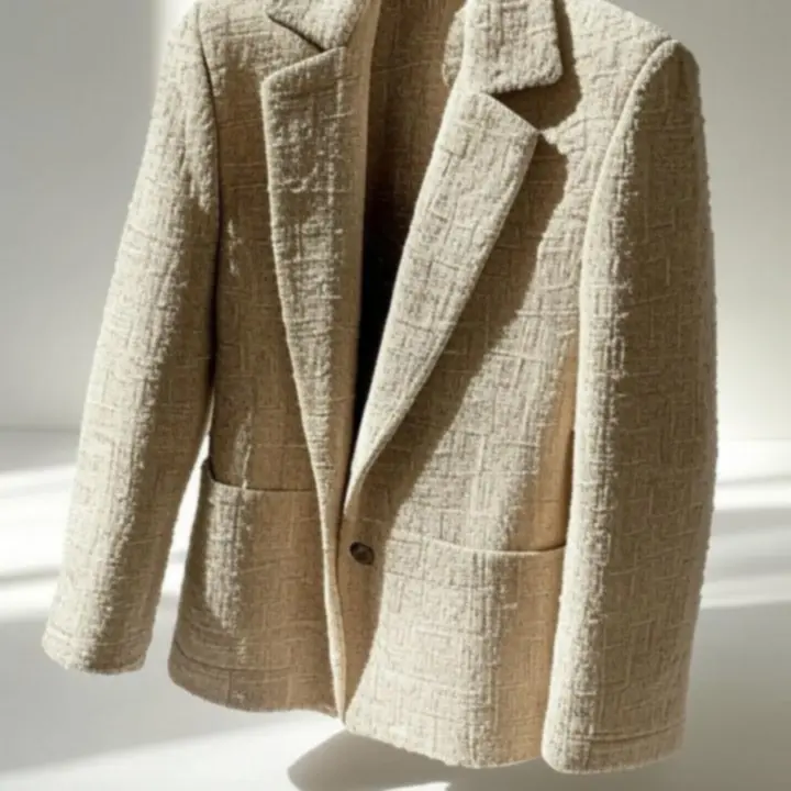 Close-up, high-resolution imagery of fashion garments and accessories