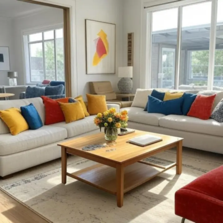 Modern Australian living room styled with Marketempo lifestyle products